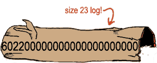 log size 23