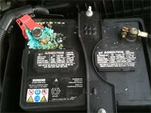 sulfuric acid in battery