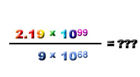 fraction in sci notation