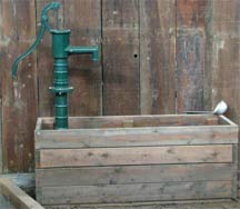 old-fashioned water pump